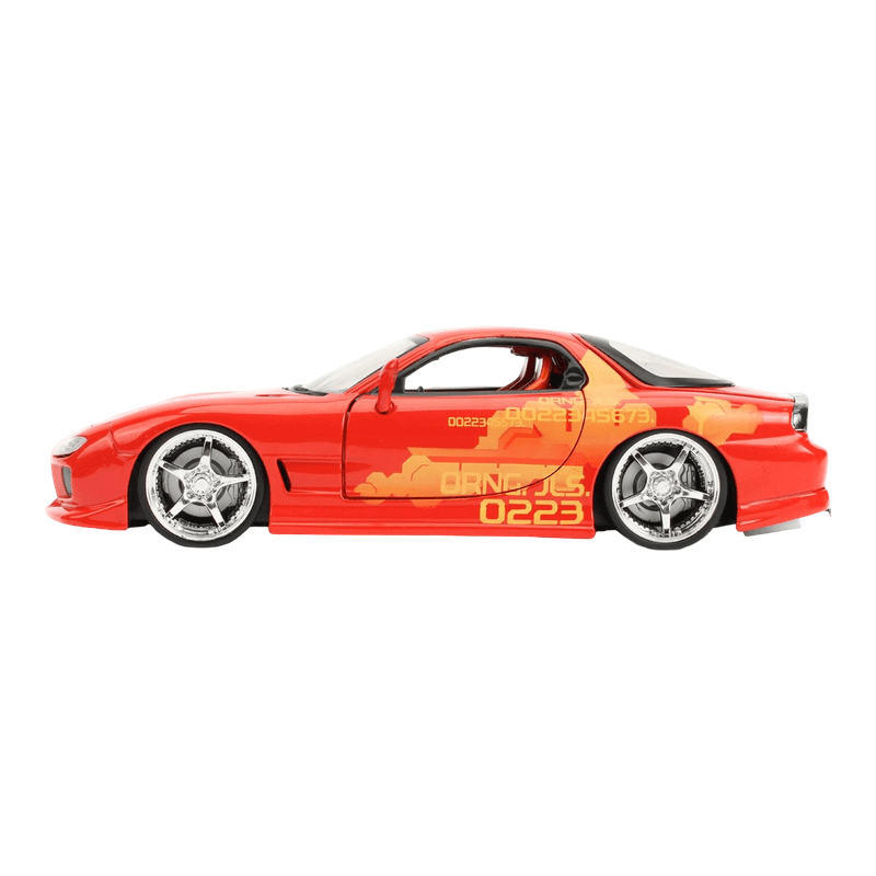 Fast & Furious Orange Julius's Mazda RX-7 Escala 1:24 Die-Cast - EPIKKO Películas y TV