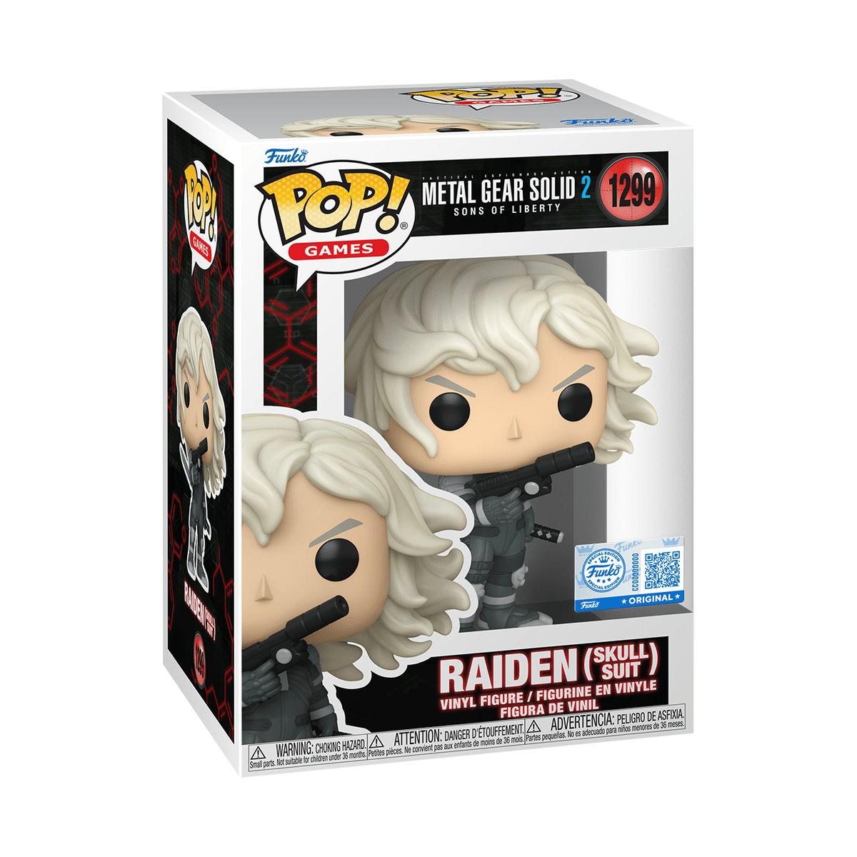 Funko POP! 1299 Raiden (Skull Suit) - EPIKKO Videojuegos