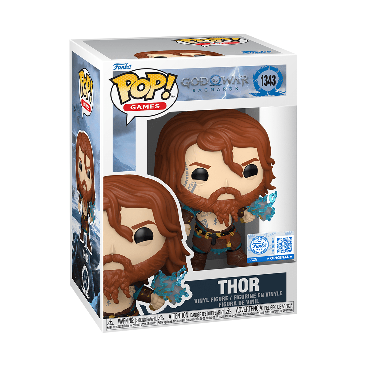 Funko POP! #1343 Thor (God of War Ragnarök) - EPIKKO Videojuegos
