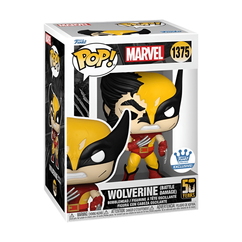 Funko POP! #1375 Wolverine (Battle Damage) - EPIKKO Comics & Superheroes