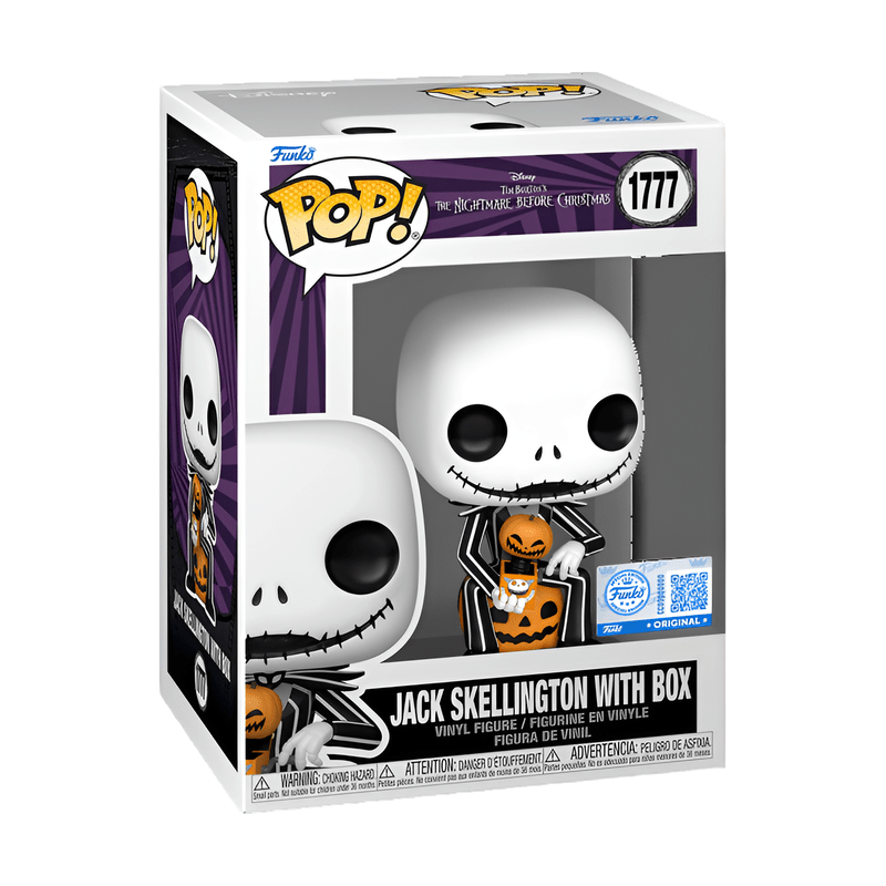Funko POP! #1777 Jack Skellington with Box - EPIKKO Películas y TV