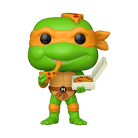 Funko POP! 1889 Michelangelo (Eating Pizza) with Pop! Protector - EPIKKO Otros