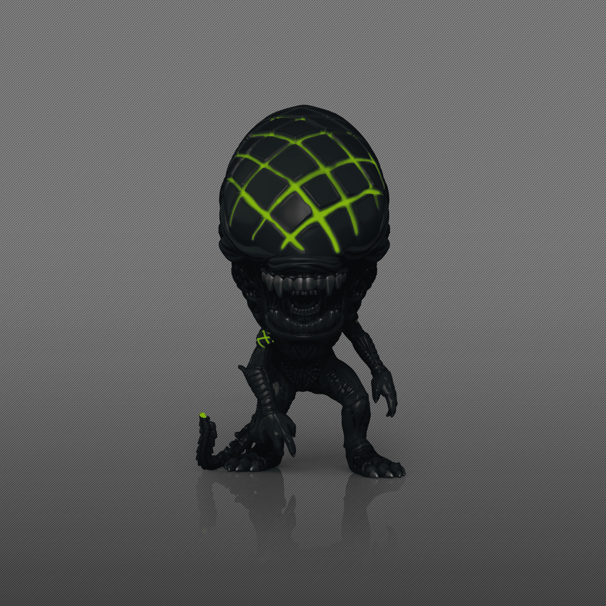 Funko POP! 2076 Grid Xenomorph (Glow) with Pop! Protector - EPIKKO Otros