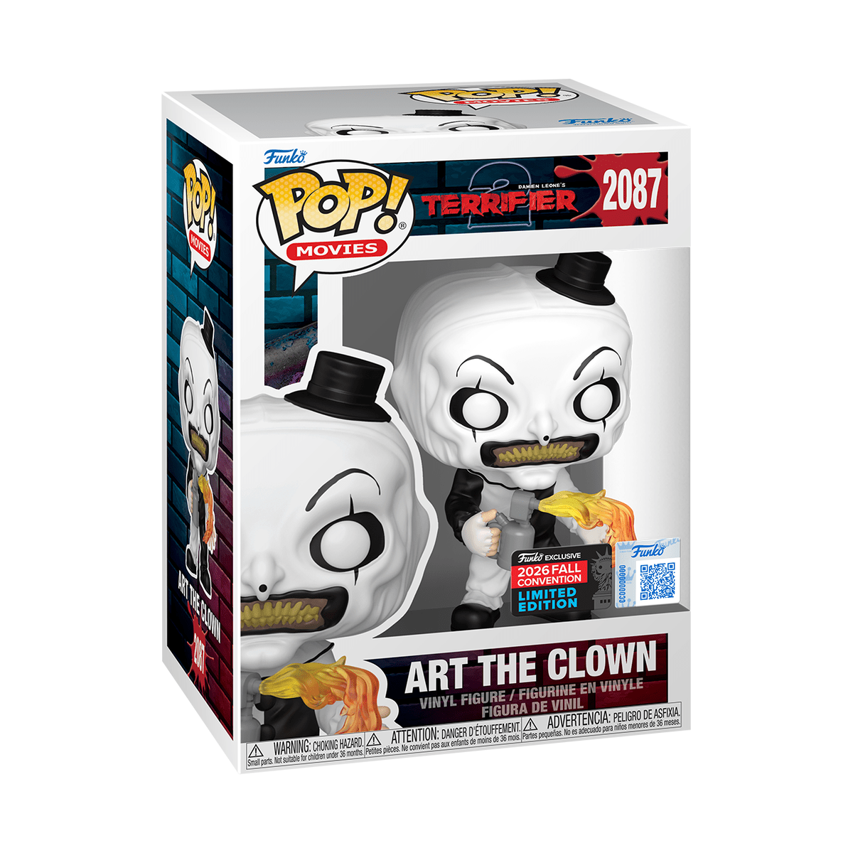 Funko POP! #2087 Art the Clown with Flamethrower - EPIKKO Películas y TV