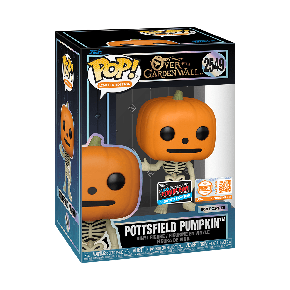 Funko POP! #2555 Pottsfield Pumpkin with Pop! Protector - EPIKKO Favoritos Fandom