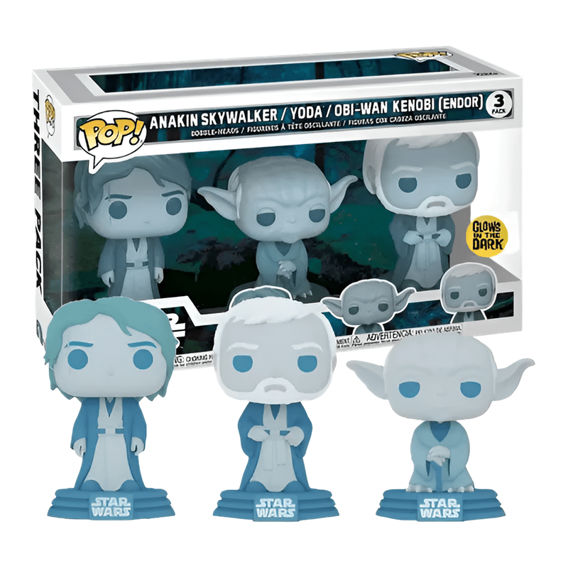 Funko POP! 3 Pack Anakin Skywalker / Yoda / Obi-Wan Kenobi - EPIKKO Películas y TV