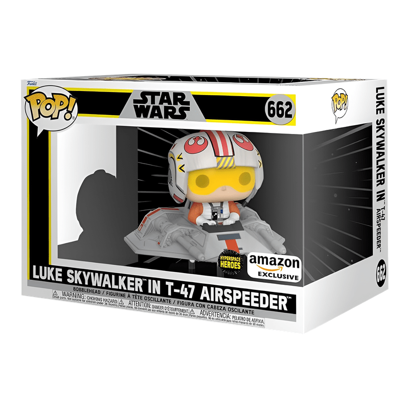 Funko POP! #662 Luke Skywalker in T-47 Airspeeder - EPIKKO Películas y TV