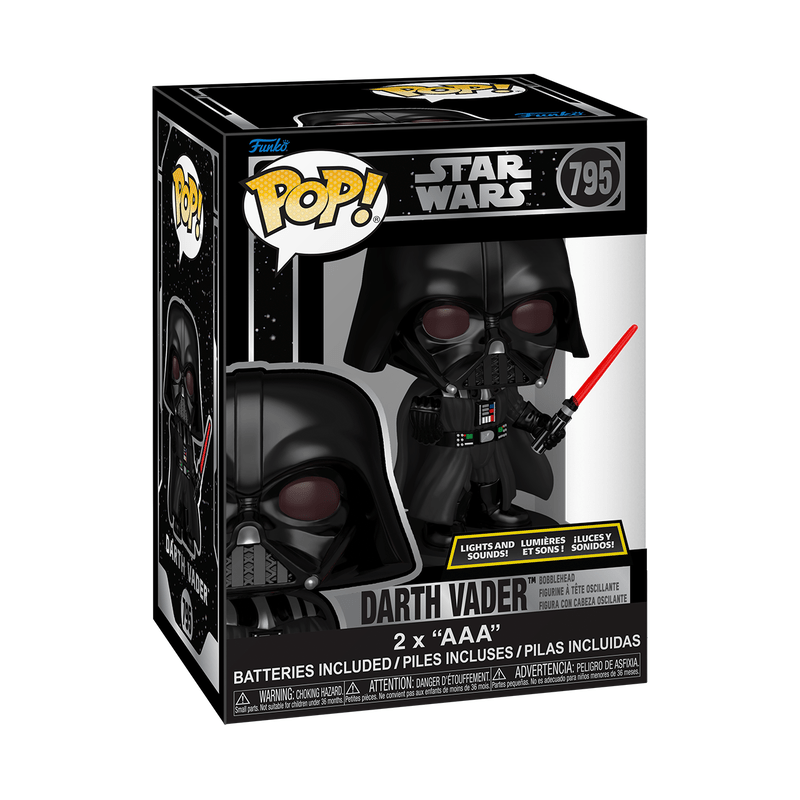 Funko POP! #795 Lights and Sounds Darth Vader with Lightsaber - EPIKKO Películas y TV