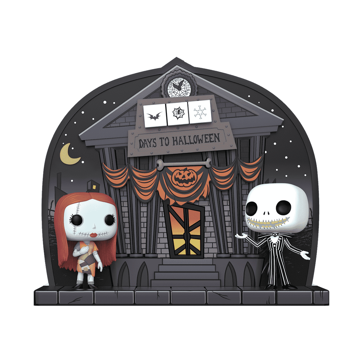 Funko POP! 79912 The Nightmare Before Christmas Dual-Sided Countdown Calendar - EPIKKO Animación y dibujos animados
