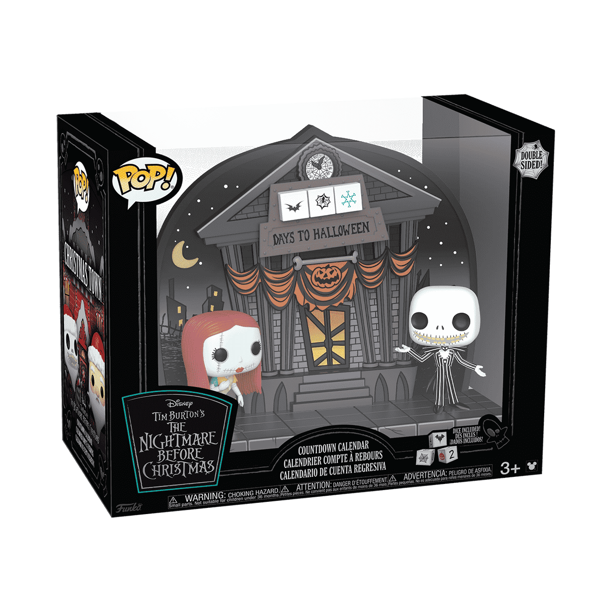 Funko POP! 79912 The Nightmare Before Christmas Dual-Sided Countdown Calendar - EPIKKO Animación y dibujos animados