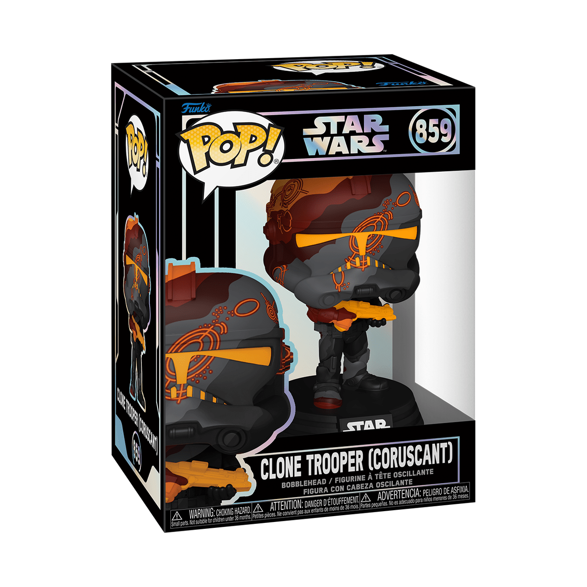 Funko POP! 859 Clone Trooper (Coruscant) - EPIKKO Ciencia Ficcion