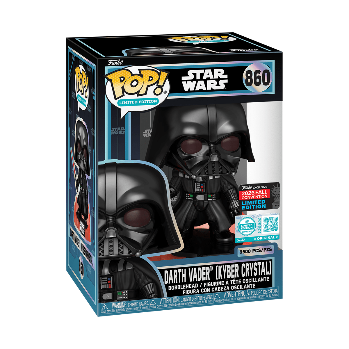 Funko POP! #860 Darth Vader (Kyber Crystal) - EPIKKO Películas y TV