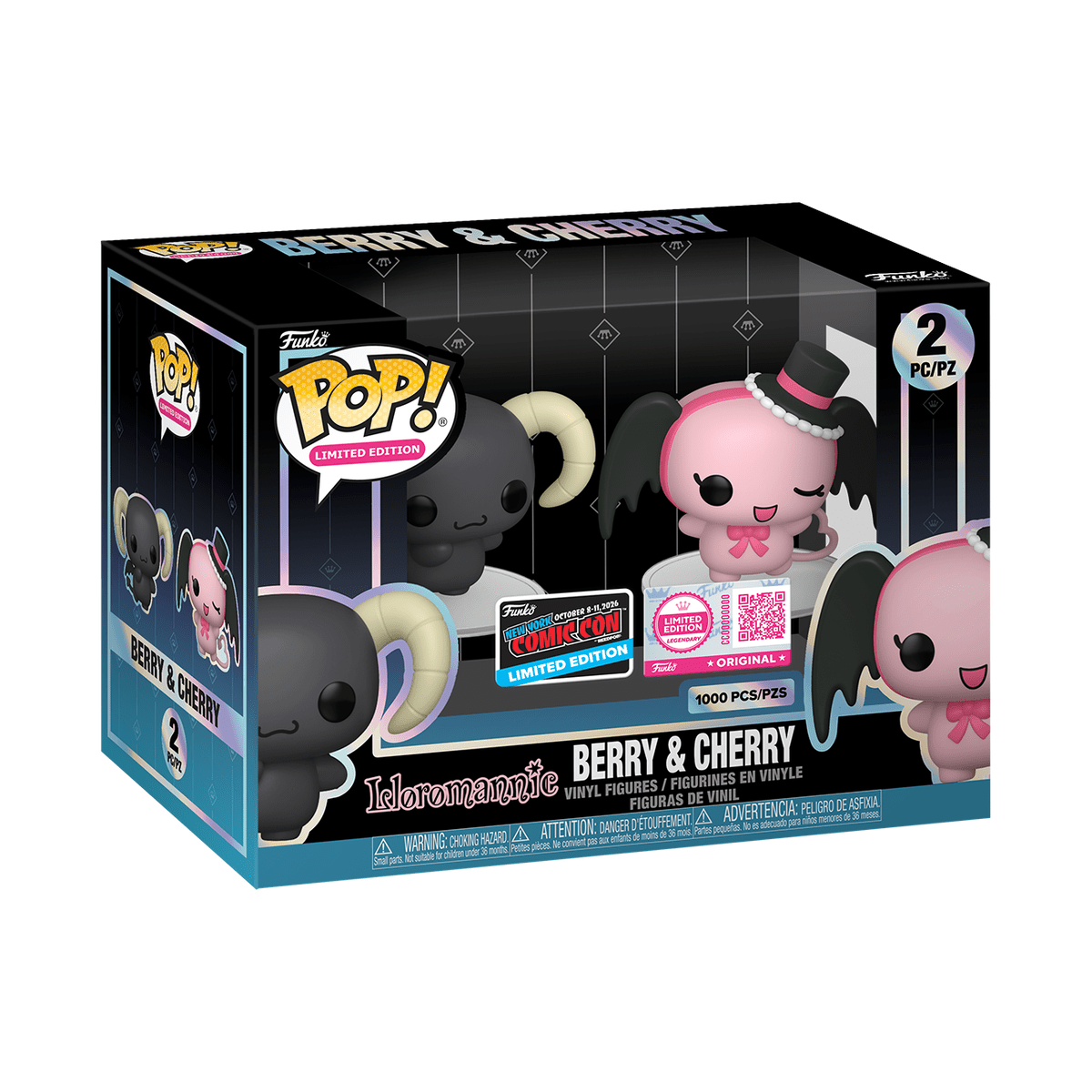 Funko POP! #94237 Berry & Cherry with Pop! Protector - EPIKKO Animación y dibujos animados