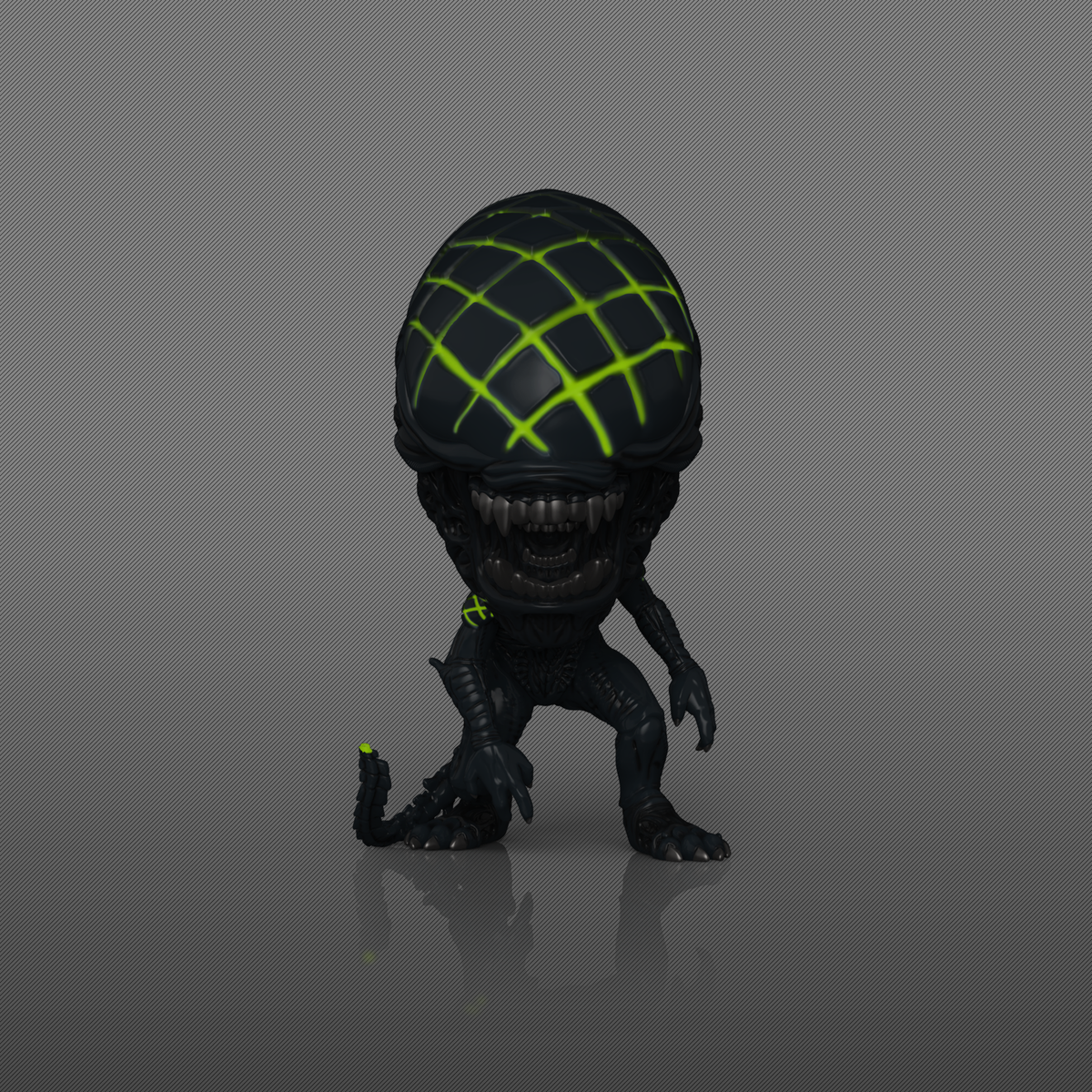 Funko POP! 2076 Grid Xenomorph (Glow) with Pop! Protector - EPIKKO Otros