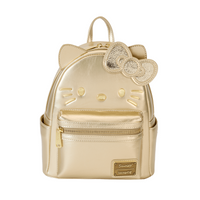 Loungefly Hello Kitty 50th Anniversary Gold Mini Backpack
