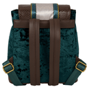 Loungefly Exclusive Harry Potter Slytherin Banner Velvet Mini Backpack - EPIKKO Accesorios