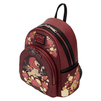 Loungefly Harry Potter Gryffindor House Floral Tattoo Mini Backpack - EPIKKO Accesorios