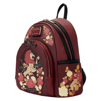 Loungefly Harry Potter Gryffindor House Floral Tattoo Mini Backpack - EPIKKO Accesorios