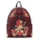 Loungefly Harry Potter Gryffindor House Floral Tattoo Mini Backpack - EPIKKO Accesorios
