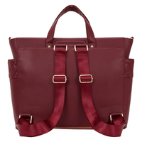 Loungefly Loungefly The Mo Red Convertible Backpack & Tote Crossbody Pin Trader Bag - EPIKKO Accesorios