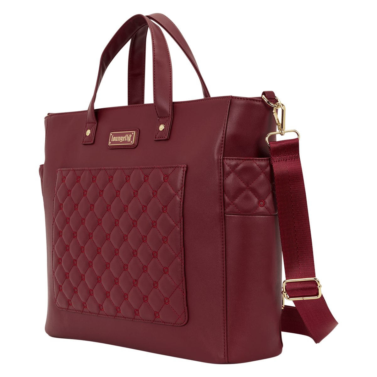 Loungefly Loungefly The Mo Red Convertible Backpack & Tote Crossbody Pin Trader Bag - EPIKKO Accesorios