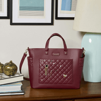 Loungefly Loungefly The Mo Red Convertible Backpack & Tote Crossbody Pin Trader Bag - EPIKKO Accesorios