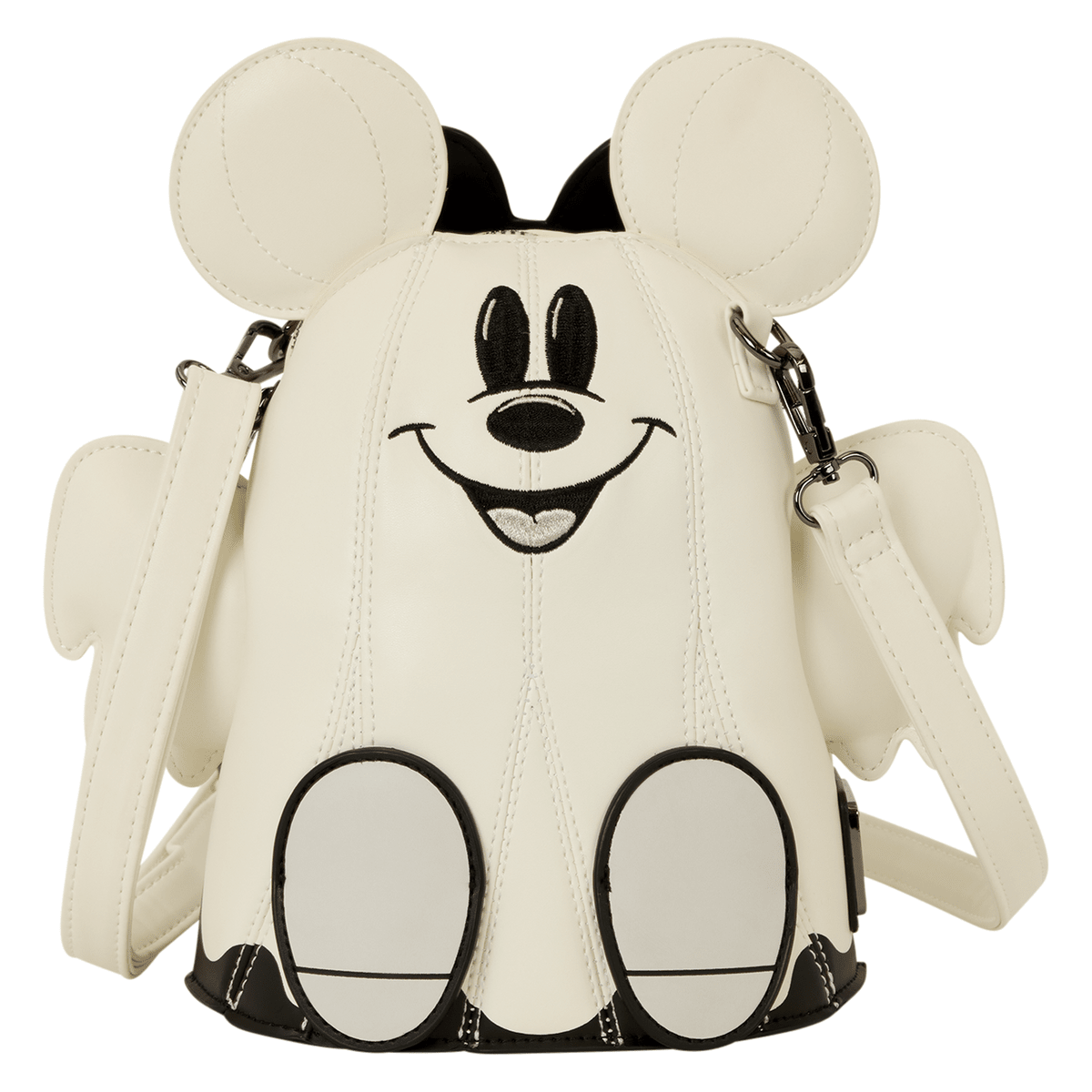 Loungefly Mickey & Minnie Mouse Ghost Glow Crossbody Bag