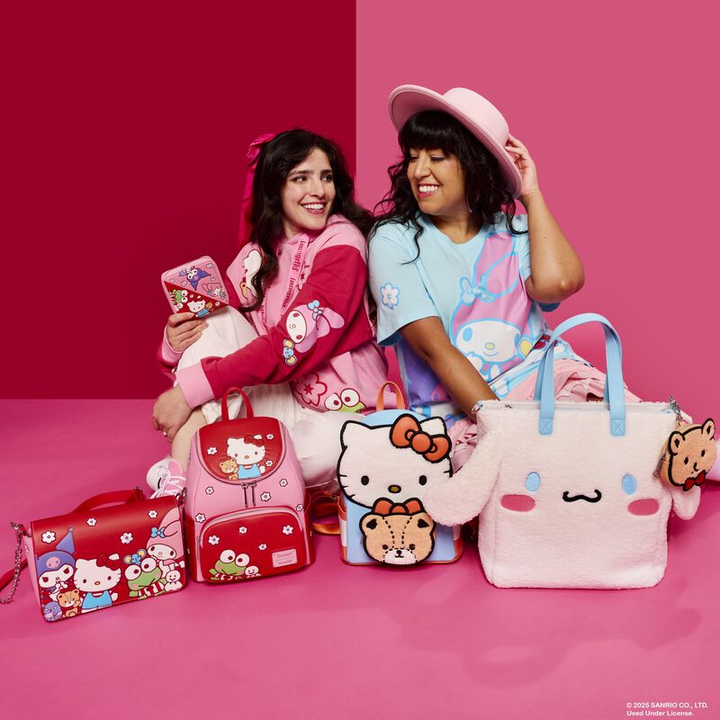 Loungefly Sanrio Cinnamoroll Cosplay Sherpa Tote Crossbody Bag with Coin Bag - EPIKKO Accesorios