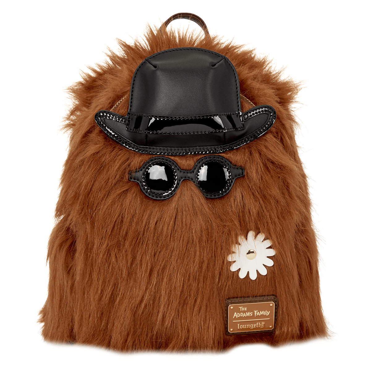 Loungefly The Addams Family Exclusive Cousin Itt Plush Cosplay Mini Backpack - EPIKKO Accesorios
