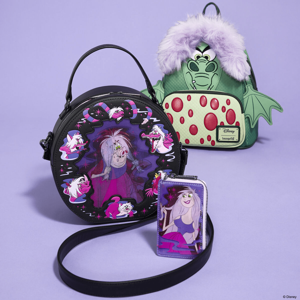 Loungefly The Sword in the Stone Madam Mim Dragon Cosplay Mini Backpack - EPIKKO Accesorios