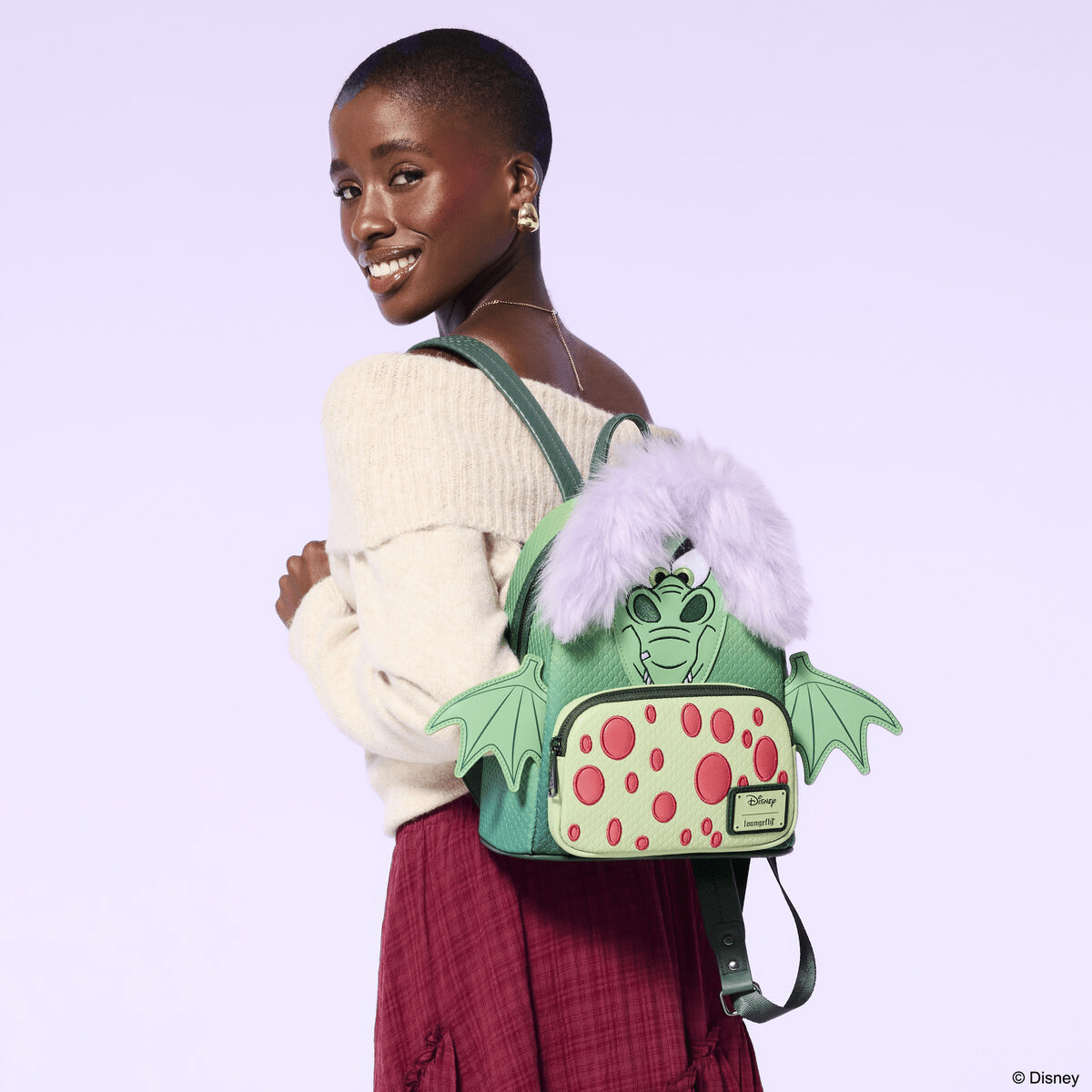 Loungefly The Sword in the Stone Madam Mim Dragon Cosplay Mini Backpack - EPIKKO Accesorios