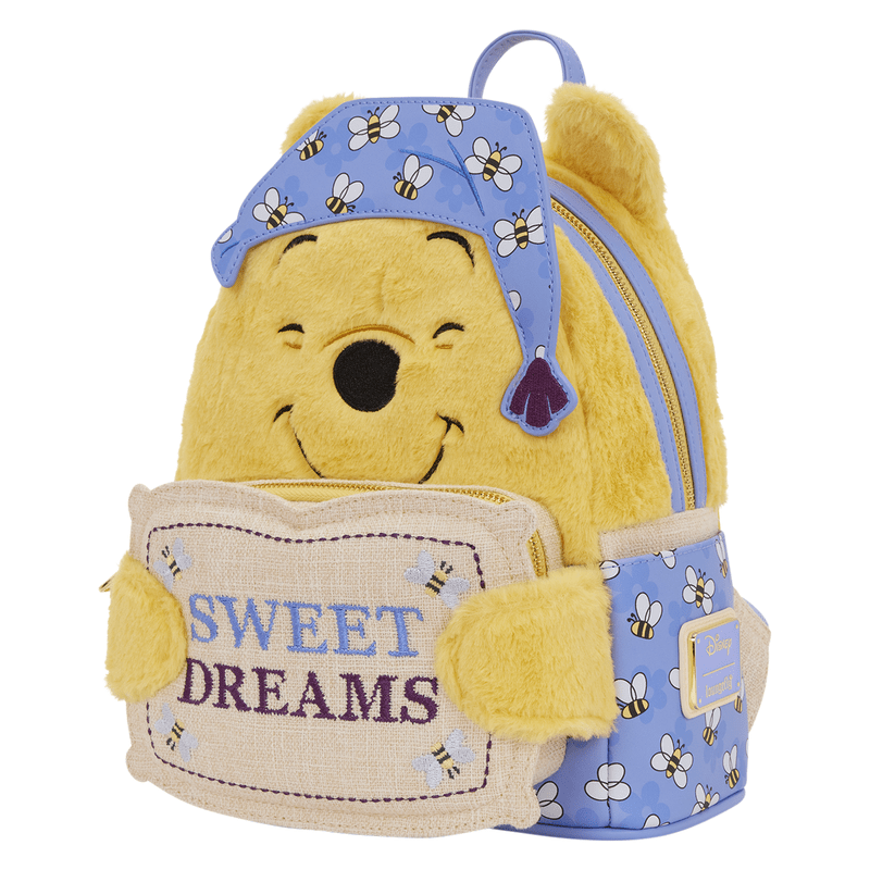 Loungefly Winnie the Pooh Exclusive Classic Bedtime Plush Cosplay Mini Backpack - EPIKKO Accesorios