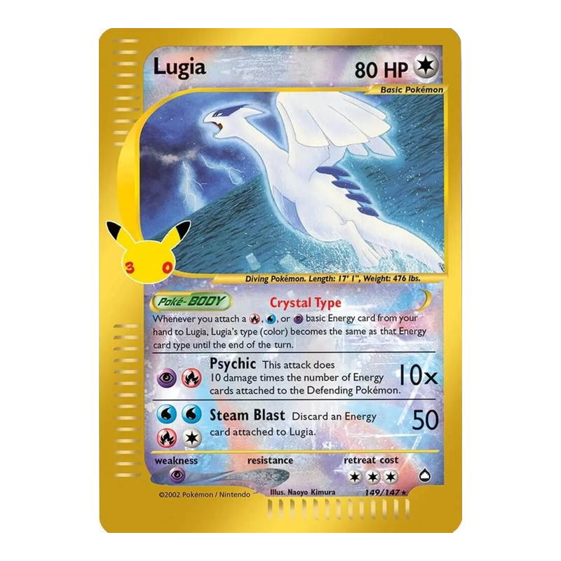 Lugia 149/147 - 30th Celebration Classic Collection - Pokémon TCG (Inglés) - EPIKKO Pokémon TCG