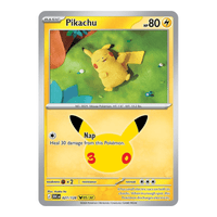 Pikachu 027/128 - 30th Celebration - Pokémon TCG (Inglés) - EPIKKO Pokémon TCG