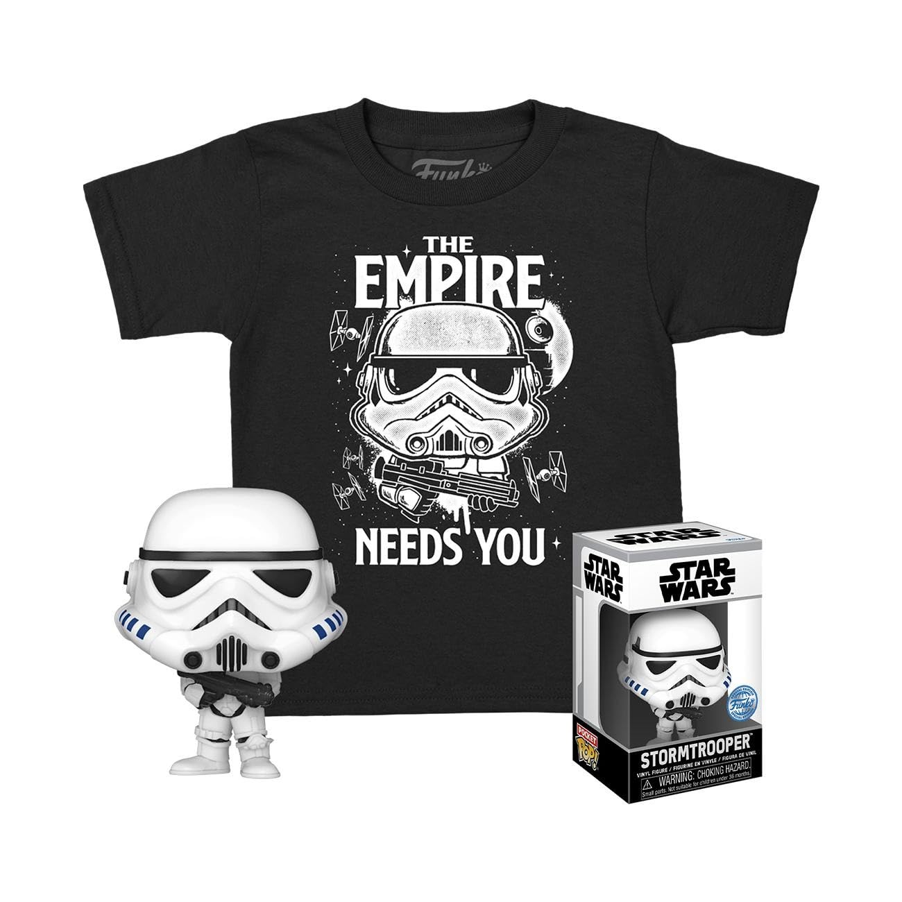 Pocket & TEE Stormtrooper XL Infantil - EPIKKO Películas y TV