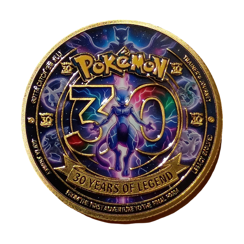Pokémon 30th Anniversary 1996-2026 6 PCS Commemorative Coin Set - EPIKKO Anime & Manga