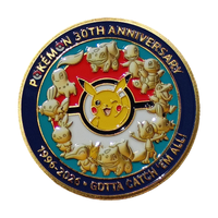 Pokémon 30th Anniversary 1996-2026 6 PCS Commemorative Coin Set - EPIKKO Anime & Manga