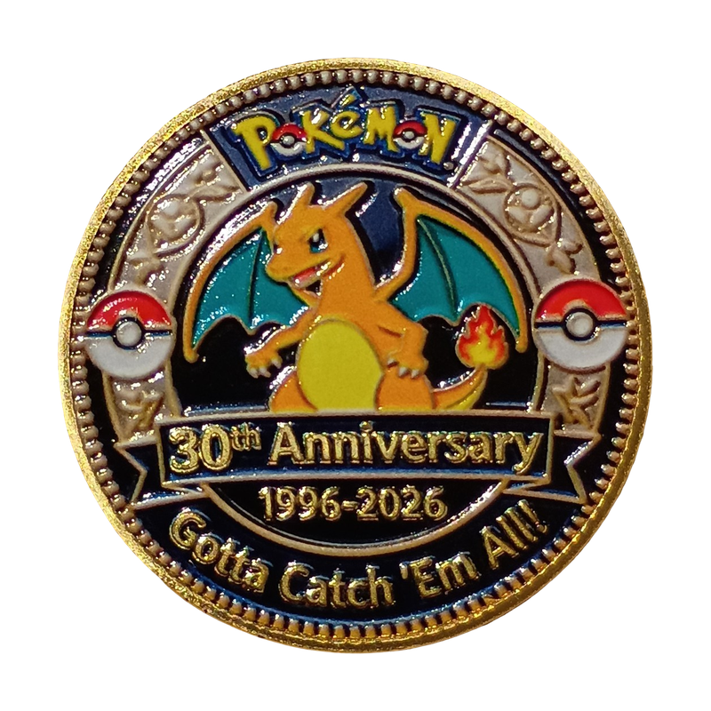 Pokémon 30th Anniversary 1996-2026 6 PCS Commemorative Coin Set - EPIKKO Anime & Manga