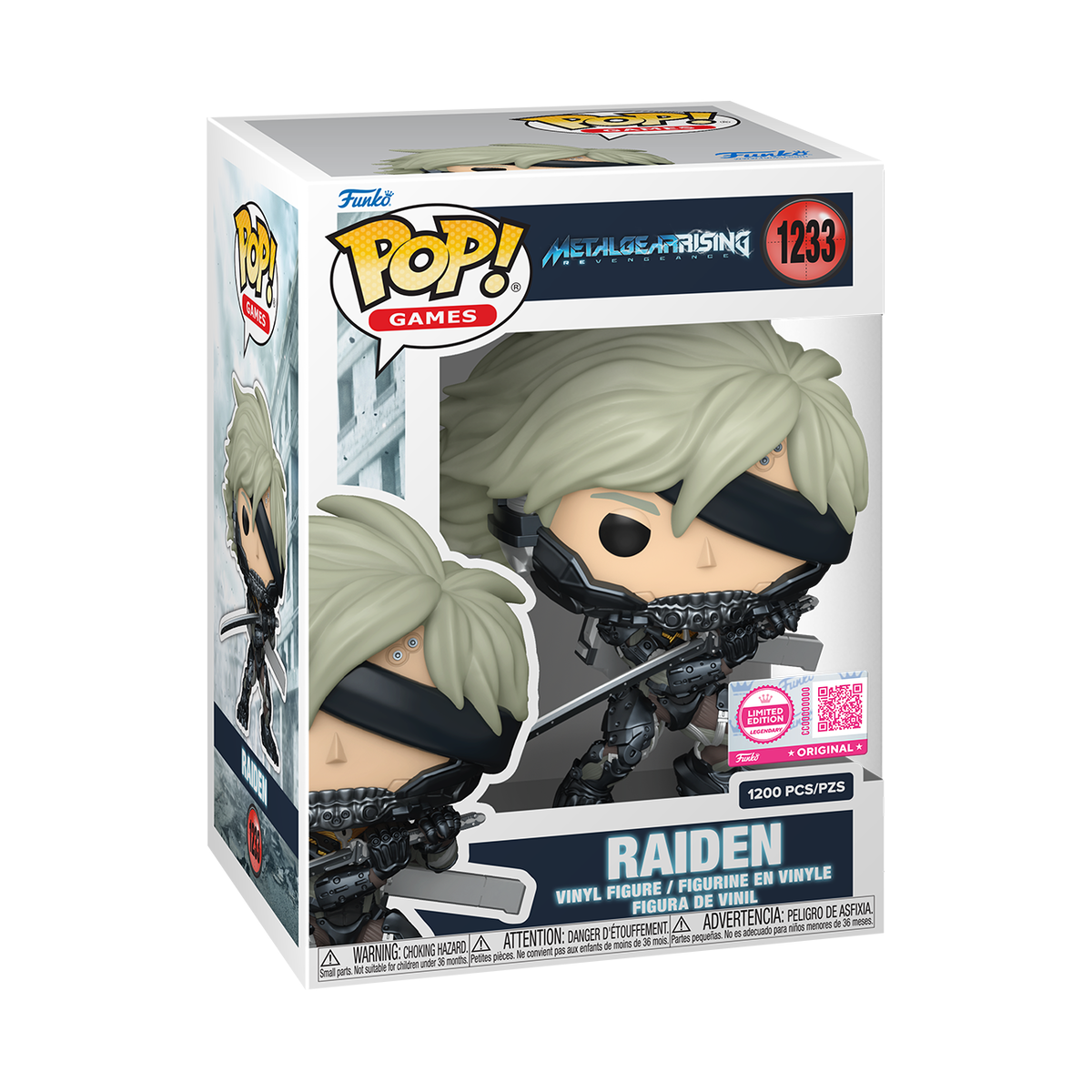 Funko POP! 1233 Raiden (Armor) with Pop! Protector - EPIKKO Otros