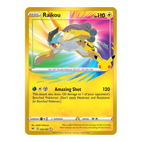 Raikou 050/185 - 30th Celebration Classic Collection - Pokémon TCG (Inglés) - EPIKKO Pokémon TCG
