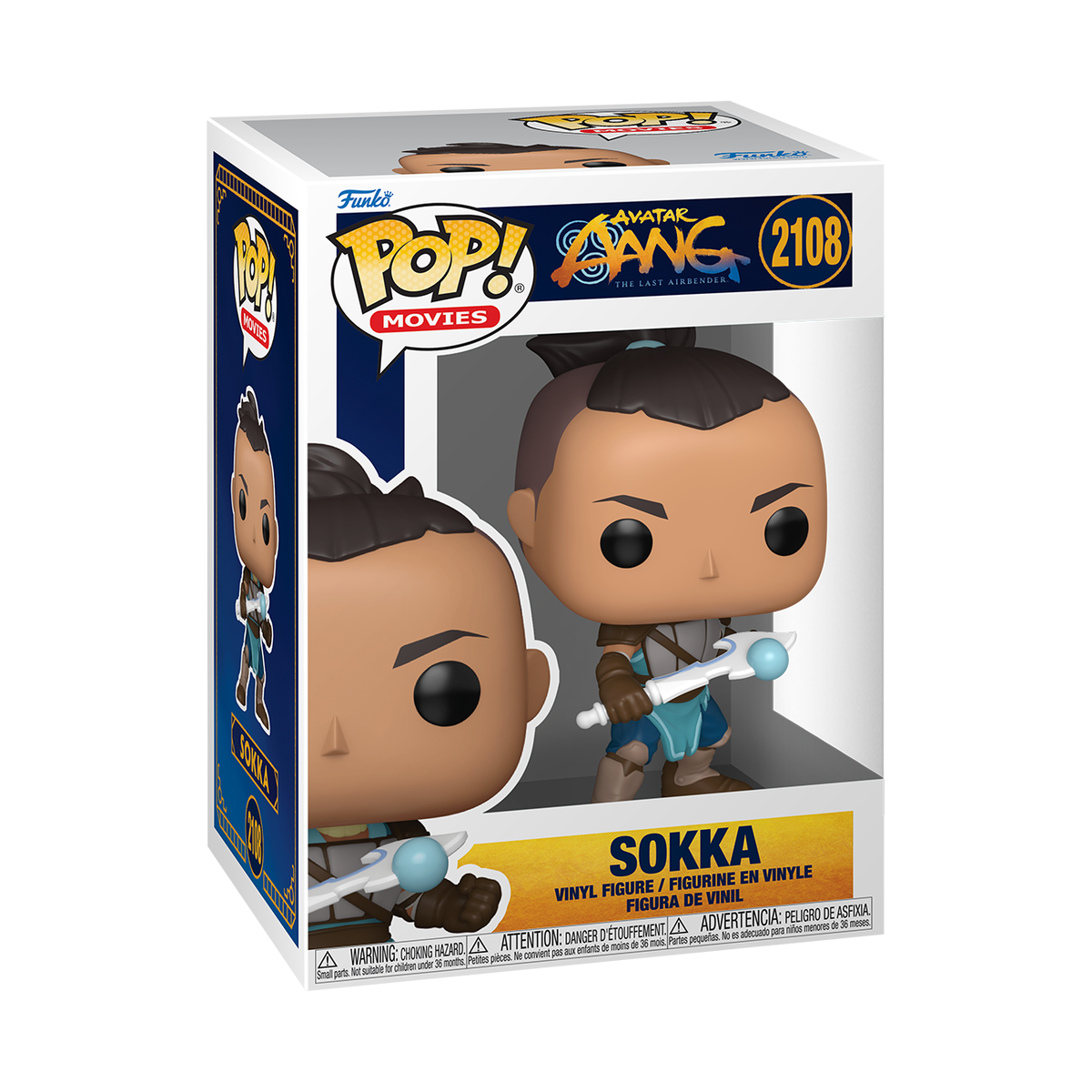 Funko POP! 2108 Sokka (Avatar Aang: The Last Airbender) - EPIKKO Anime & Manga