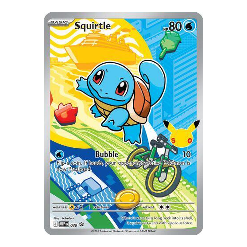 Squirtle - 039 039 - Mega Evolution Promo - Pokémon TCG (Inglés) - EPIKKO Pokémon TCG