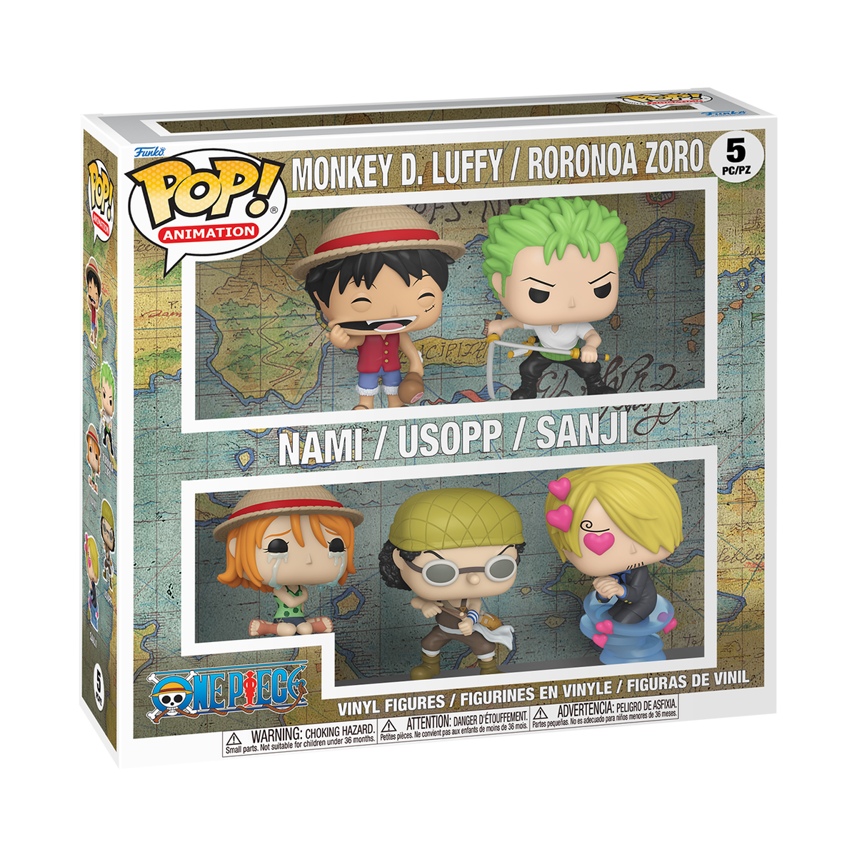 Funko POP! 94795 Straw Hat Pirates 5-Pack - EPIKKO Anime & Manga