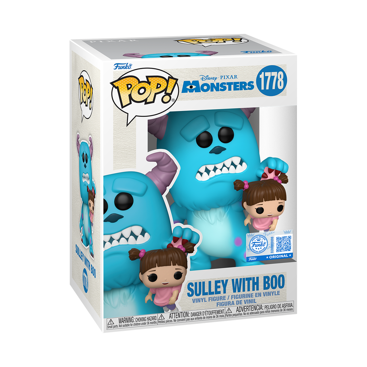 Funko POP! 1778 Sulley with Boo - EPIKKO Animación y dibujos animados