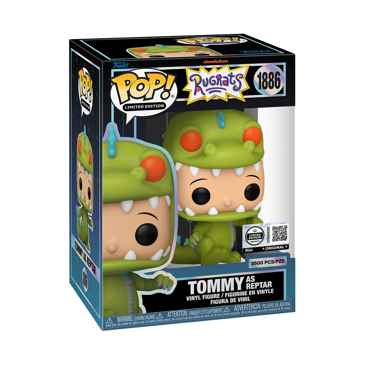 Funko POP! 2305 Tommy as Reptar with Pop! Protector - EPIKKO Otros